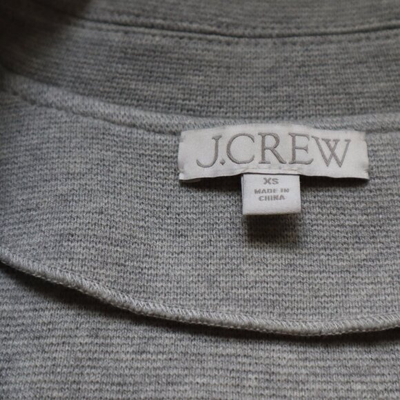 JCREW knit gray blazer, size xs, Sweater blazer - Picture 5 of 8
